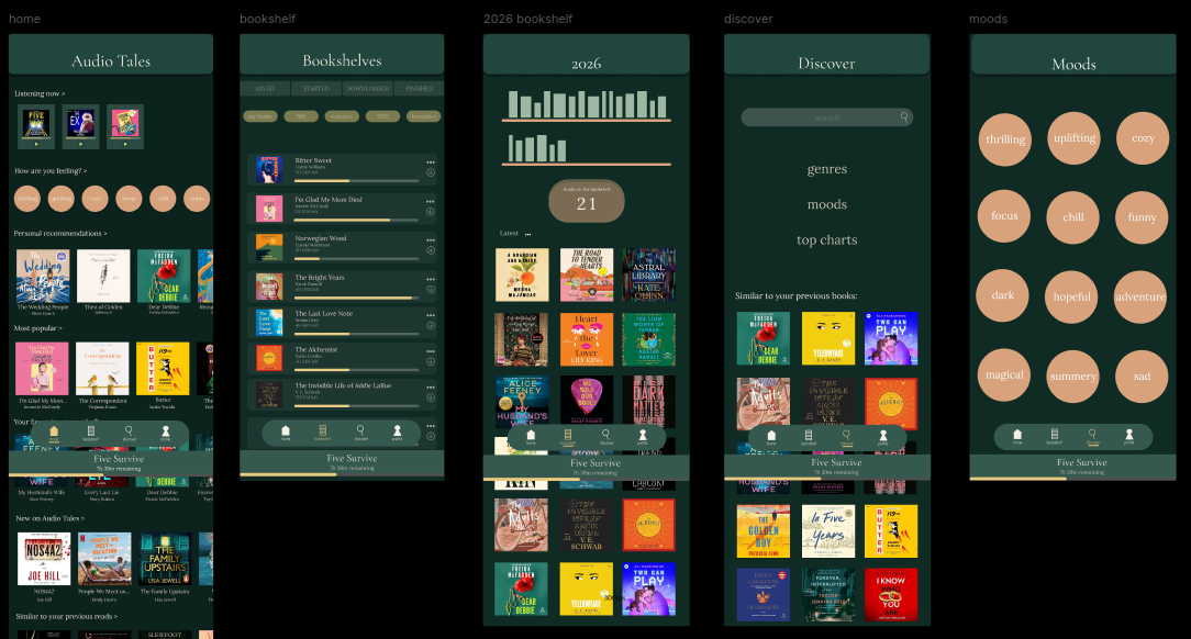 UX Case study: Audiotales